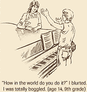 David Lucas testing Linda (Autumn 1970)